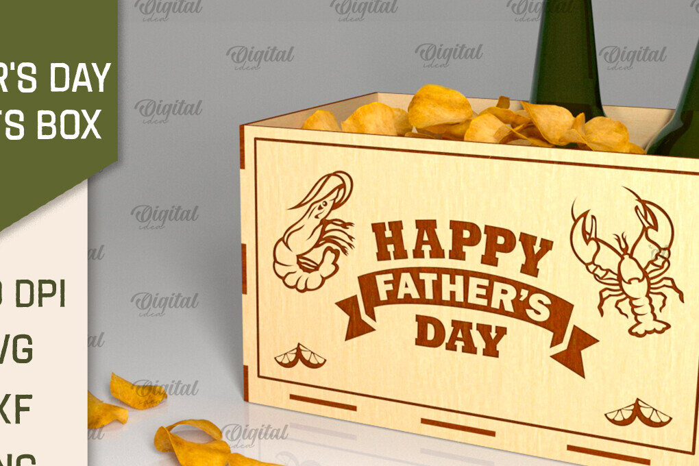 Intra απο ξύλο plywood  Χρώμα wenge 3mm-4mm πάχος - Κόψιμο με λέιζερ κουτί λιχουδιών για τη γιορτή του πατέρα Δίασταση 30x20 cm INTRAFABR-119058586