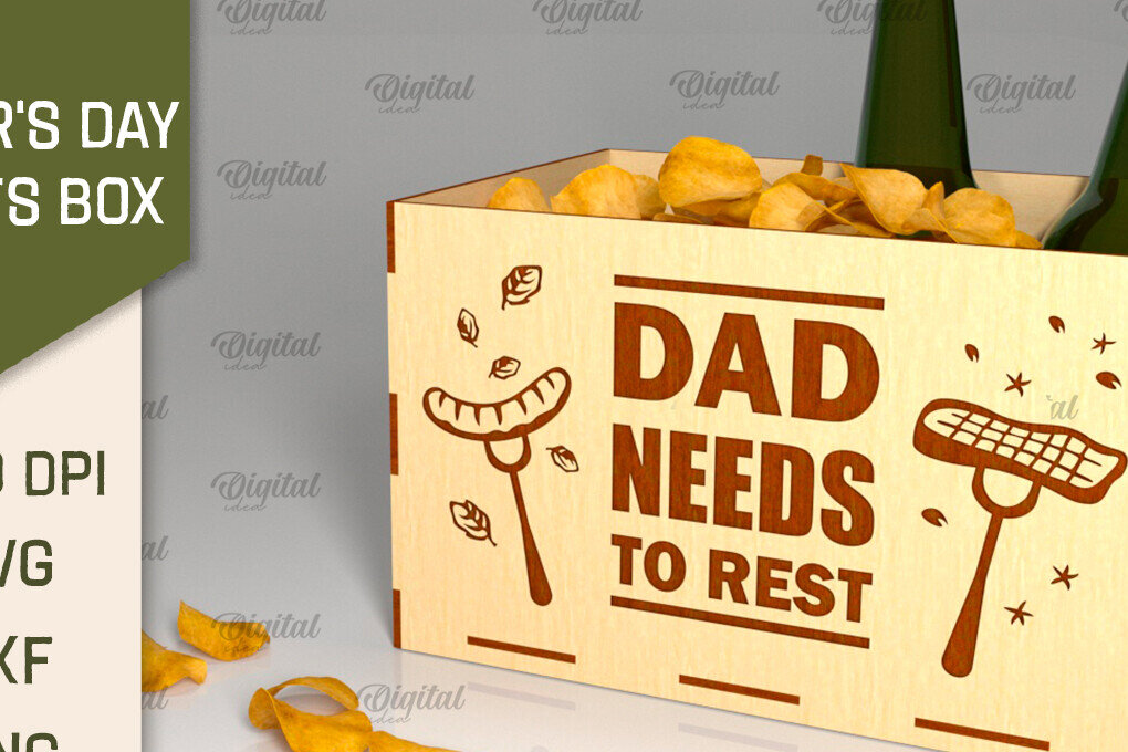 Intra απο ξύλο plywood  Χρώμα wenge 3mm-4mm πάχος - Κόψιμο με λέιζερ κουτί λιχουδιών για τη γιορτή του πατέρα Δίασταση 30x20 cm INTRAFABR-75663290