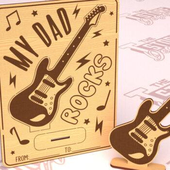 Intra απο ξύλο plywood Χρώμα wenge 3mm-4mm πάχος - Πακέτο σχεδίου ξύλινης κάρτας για την ημέρα του πατέρα Δίασταση 10x15 cm INTRAFABR-28582845 - Image 6