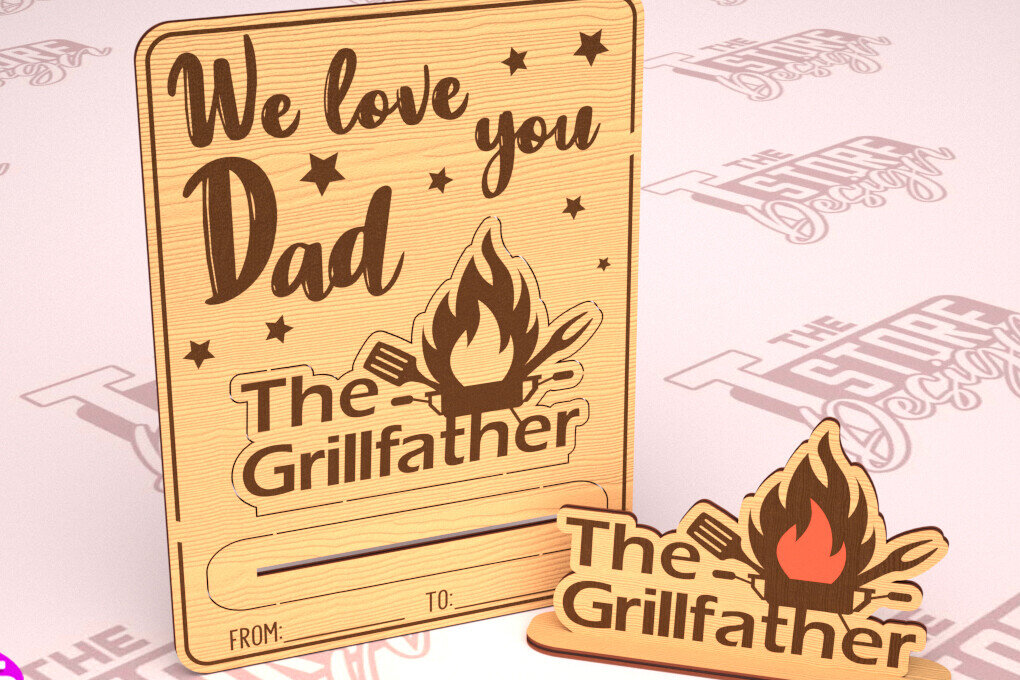 Intra απο ξύλο plywood  Χρώμα wenge 3mm-4mm πάχος - Ξύλινη κάρτα για τη γιορτή του πατέρα | Ευχετήρια κάρτα Δίασταση 10x15 cm INTRAFABR-28583297