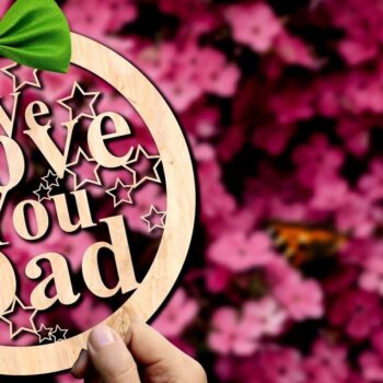 Intra απο ξύλο plywood  Χρώμα wenge 3mm-4mm πάχος - Ξύλινο ντεκόρ κρεμαστού για την ημέρα του πατέρα Δίασταση 20x20 cm INTRAFABR-28656520 - Image 2