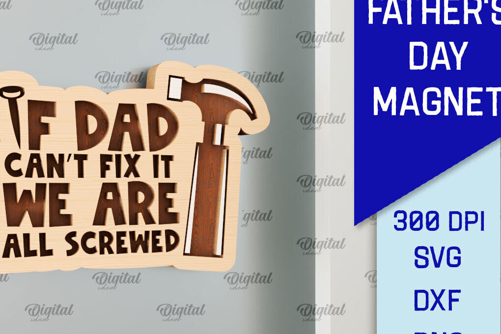 Intra απο ξύλο plywood  Χρώμα wenge 3mm-4mm πάχος - Ξύλινη κοπή με μαγνήτη με λέιζερ για τη γιορτή του πατέρα Δίασταση 30x20 cm INTRAFABR-28658409