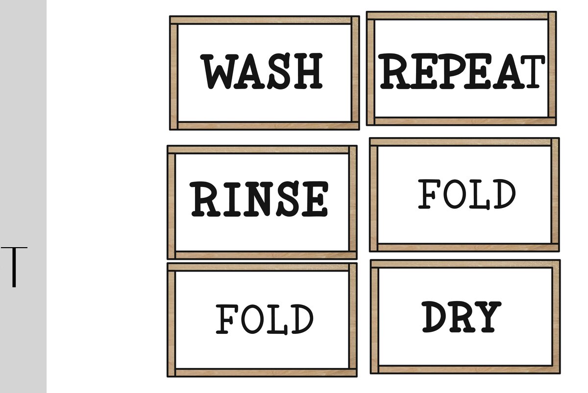 Intra απο ξύλο plywood  Χρώμα wenge 3mm-4mm πάχος - Faux Farmhouse Μπάνιο/Δωμάτιο πλυντηρίου Δίασταση 10x6 cm INTRAFABR-28852689