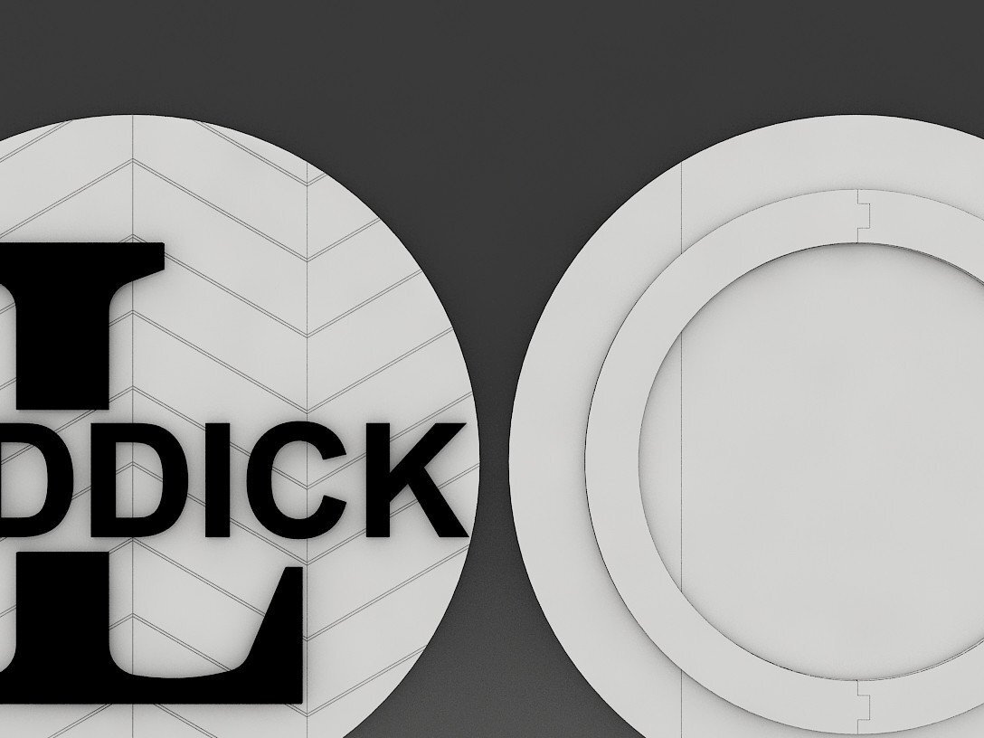 Intra απο ξύλο plywood  Χρώμα wenge 3mm-4mm πάχος - Μοτίβο κοπής λέιζερ ονομαστικής πινακίδας faux Shiplap Δίασταση 30x20 cm INTRAFABR-101472960