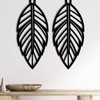 Intra απο ξύλο plywood Χρώμα wenge 3mm-4mm πάχος - Φτερό Σκουλαρίκι , Φτερό Δίασταση 3x3 cm INTRAFABR-76680312 - Image 2