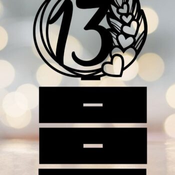 Intra απο ξύλο plywood  Χρώμα wenge 3mm-4mm πάχος - Αριθμοί τραπεζιού γάμου με πούπουλα Δίασταση 10x8 cm INTRAFABR-76263948 - Image 15