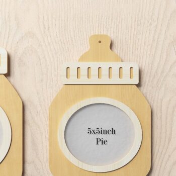Intra απο ξύλο plywood Χρώμα wenge 3mm-4mm πάχος - Κορνίζα Baby Sake Photo Bottle Feedle Δίασταση 20x25 cm INTRAFABR-116959445 - Image 1