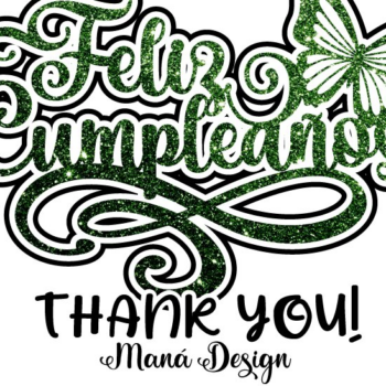 Intra απο ξύλο plywood Χρώμα wenge 3mm-4mm πάχος - Χρόνια πολλά Butterfly Cake Topper Δίασταση 30x20 cm INTRAFABR-116959932 - Image 1