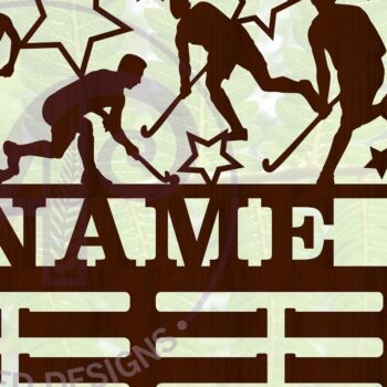 Intra απο ξύλο plywood Χρώμα wenge 3mm-4mm πάχος - κάτοχος μεταλλίου για άντρες χόκεϊ επί χόρτου Δίασταση 30x20 cm INTRAFABR-69545267 - Image 2