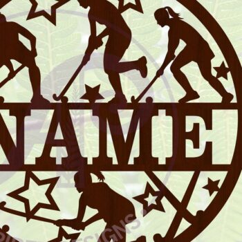 Intra απο ξύλο plywood Χρώμα wenge 3mm-4mm πάχος - Πινακίδα ονόματος χόκεϊ επί χόρτου Cut F Θηλυκό Δίασταση 30x20 cm INTRAFABR-69558900 - Image 2