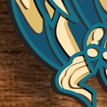 Intra απο ξύλο plywood  Χρώμα wenge 3mm-4mm πάχος - Fighter Pilot Multilayer /Ukrainian Pilo Δίασταση 30x20 cm INTRAFABR-65275388 - Image 5