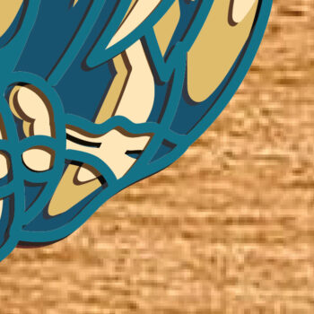 Intra απο ξύλο plywood  Χρώμα wenge 3mm-4mm πάχος - Fighter Pilot Multilayer /Ukrainian Pilo Δίασταση 30x20 cm INTRAFABR-65275388 - Image 6