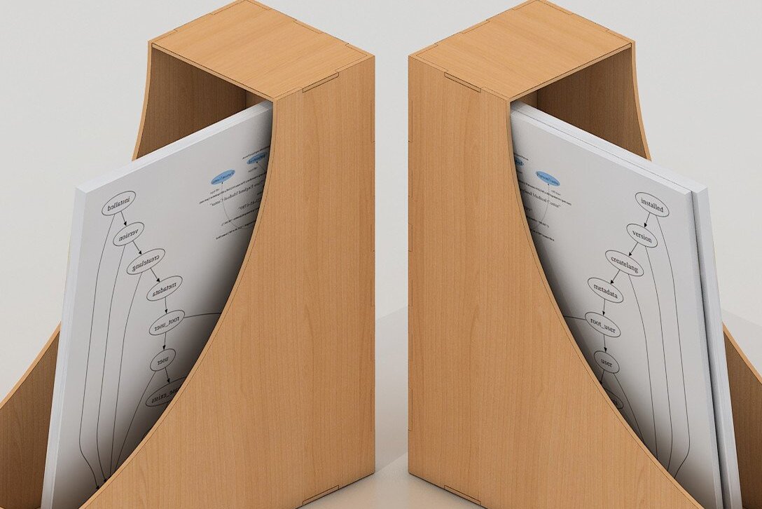 Intra απο ξύλο plywood  Χρώμα wenge 3mm-4mm πάχος - File Holder Magazine Storage Organizer Δίασταση 30x20 cm INTRAFABR-65275395