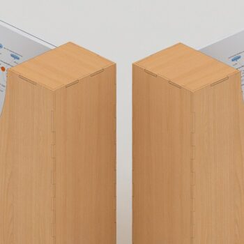 Intra απο ξύλο plywood  Χρώμα wenge 3mm-4mm πάχος - File Holder Magazine Storage Organizer Δίασταση 30x20 cm INTRAFABR-65275395 - Image 3