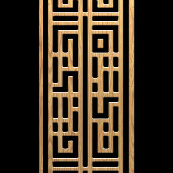 Intra απο ξύλο plywood Χρώμα wenge 3mm-4mm πάχος - Συλλογή Fine Design Δίασταση 3200x7200 cm INTRAFABR-106333872 - Image 3