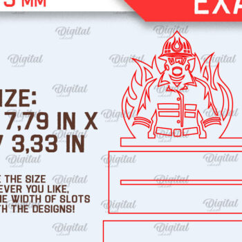 Intra απο ξύλο plywood  Χρώμα wenge 3mm-4mm πάχος - Πακέτα ονομάτων γραφείου πυροσβεστών Δίασταση 30x20 cm INTRAFABR-102677052 - Image 2