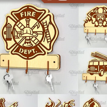 Intra απο ξύλο plywood Χρώμα wenge 3mm-4mm πάχος - Πακέτο κοπής λέιζερ κουμπιών πυροσβεστικής Δίασταση 30x20 cm INTRAFABR-112769075 - Image 1