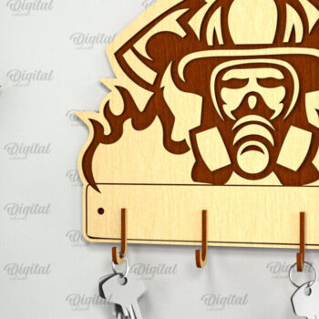 Intra απο ξύλο plywood Χρώμα wenge 3mm-4mm πάχος - Πακέτο κοπής λέιζερ κουμπιών πυροσβεστικής Δίασταση 30x20 cm INTRAFABR-112769075 - Image 3