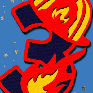 Intra απο ξύλο plywood  Χρώμα wenge 3mm-4mm πάχος - Αριθμοί πυροσβέστη 3D Δίασταση 20x20 cm INTRAFABR-68571523