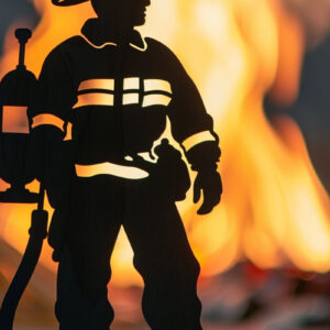 Intra απο ξύλο plywood  Χρώμα wenge 3mm-4mm πάχος - Πυροσβεστικό Σήμα Αποκοπής με λέιζερ Δίασταση 30x20 cm INTRAFABR-75692625