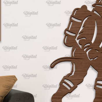 Intra απο ξύλο plywood Χρώμα wenge 3mm-4mm πάχος - Πυροσβεστική Ξύλινη Διακόσμηση Τοίχων Κοπή Laser Δίασταση 30x20 cm INTRAFABR-119199228 - Image 1