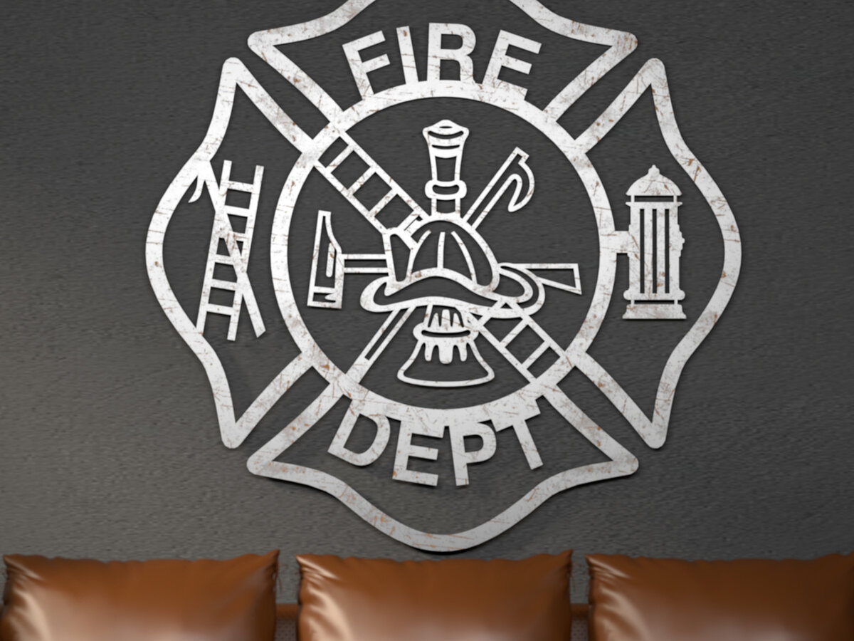 Intra απο ξύλο plywood  Χρώμα wenge 3mm-4mm πάχος - Πυροσβέστης Μαλτέζικος Σταυρός Δίασταση 20x20 cm INTRAFABR-123575641