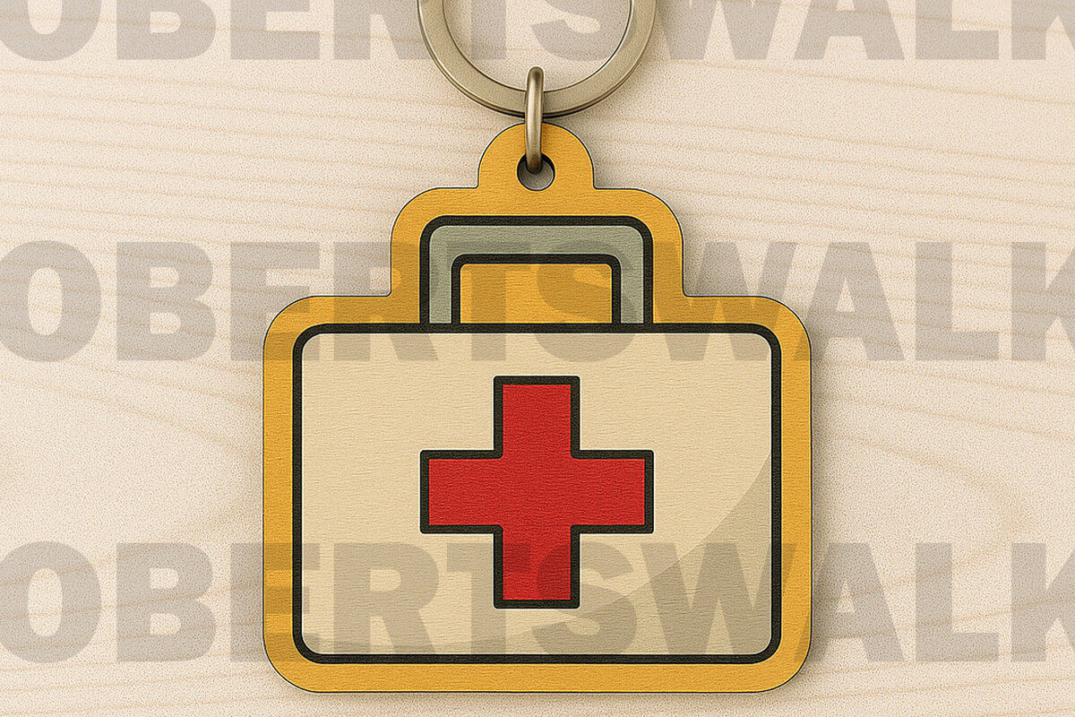 Intra απο ξύλο plywood  Χρώμα wenge 3mm-4mm πάχος - Κιτ πρώτων βοηθειών Μπρελόκ Δίασταση 4x4 cm INTRAFABR-123575653