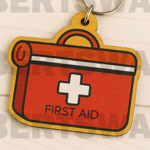 Intra απο ξύλο plywood  Χρώμα wenge 3mm-4mm πάχος - Κιτ πρώτων βοηθειών Μπρελόκ Δίασταση 4x4 cm INTRAFABR-123575707