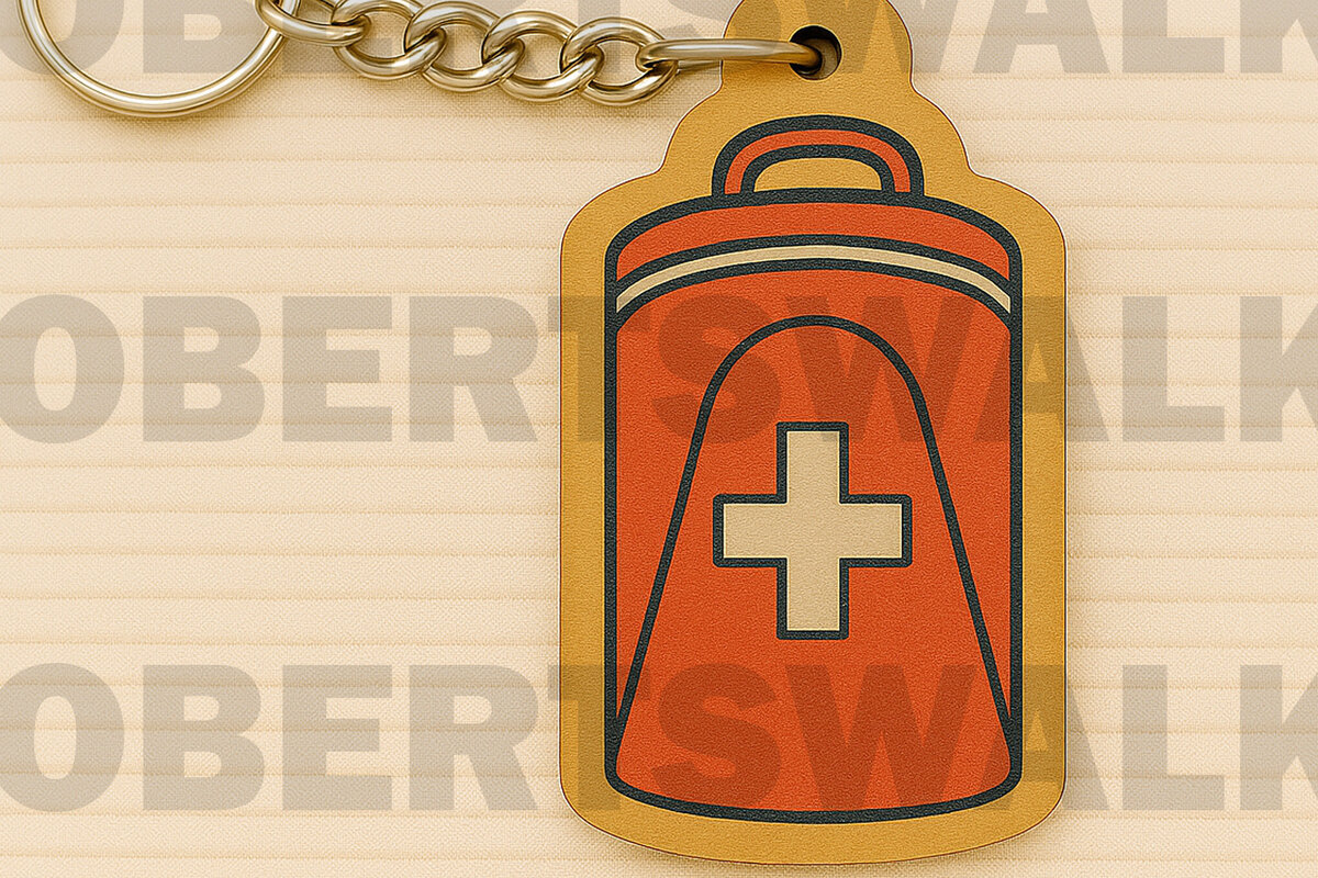 Intra απο ξύλο plywood  Χρώμα wenge 3mm-4mm πάχος - Κιτ πρώτων βοηθειών Μπρελόκ Δίασταση 4x4 cm INTRAFABR-123575709