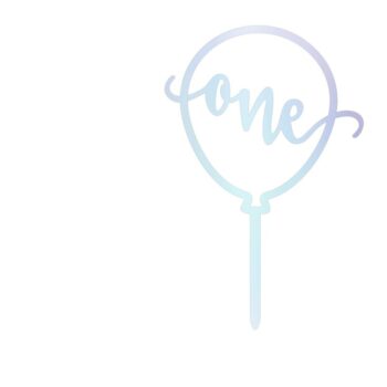 Intra απο ξύλο plywood  Χρώμα wenge 3mm-4mm πάχος - Πρώτο κάλυμμα τούρτας με μπαλόνι γενεθλίων Δίασταση 20x20 cm INTRAFABR-123575722 - Image 1