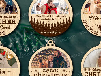 Intra απο ξύλο plywood  Χρώμα wenge 3mm-4mm πάχος - Πρώτη δέσμη χριστουγεννιάτικων στολιδιών φωτογραφιών Δίασταση 6x6 cm INTRAFABR-102288612 - Image 1