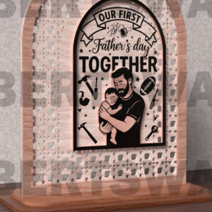 Intra απο ξύλο plywood  Χρώμα wenge 3mm-4mm πάχος - Πρώτη Γιορτή του Πατέρα μαζί Σ Δίασταση 20x20 cm INTRAFABR-115554842