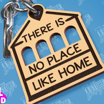 Intra απο ξύλο plywood Χρώμα wenge 3mm-4mm πάχος - Πακέτο κοπής λέιζερ για μπρελόκ για πρώτη φορά στο σπίτι Δίασταση 4x4 cm INTRAFABR-105090230 - Image 6