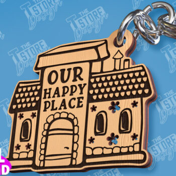 Intra απο ξύλο plywood Χρώμα wenge 3mm-4mm πάχος - Πακέτο κοπής λέιζερ για μπρελόκ για πρώτη φορά στο σπίτι Δίασταση 4x4 cm INTRAFABR-105090230 - Image 10