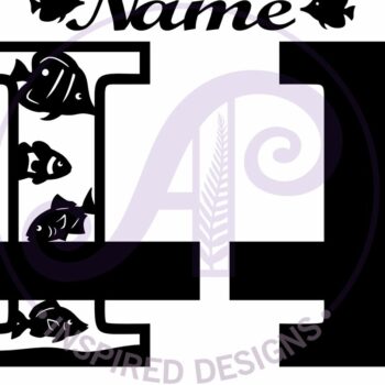 Intra απο ξύλο plywood  Χρώμα wenge 3mm-4mm πάχος - Μονόγραμμα Fish Capital Letter I Δίασταση 30x20 cm INTRAFABR-111445332 - Image 3