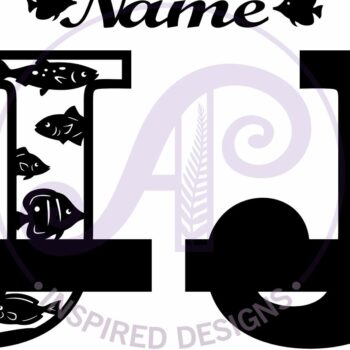 Intra απο ξύλο plywood  Χρώμα wenge 3mm-4mm πάχος - Μονόγραμμα Fish Capital Letter J Δίασταση 30x20 cm INTRAFABR-102037743 - Image 3