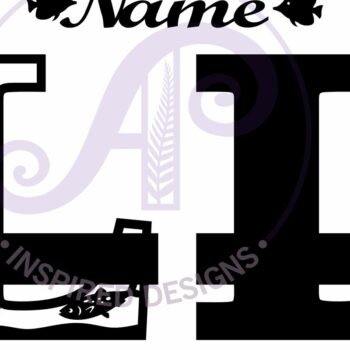 Intra απο ξύλο plywood  Χρώμα wenge 3mm-4mm πάχος - Μονόγραμμα Fish Capital Letter L Δίασταση 30x20 cm INTRAFABR-41586622 - Image 3