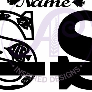 Intra απο ξύλο plywood  Χρώμα wenge 3mm-4mm πάχος - Μονόγραμμα Fish Capital Letter S Δίασταση 30x20 cm INTRAFABR-110027681 - Image 3