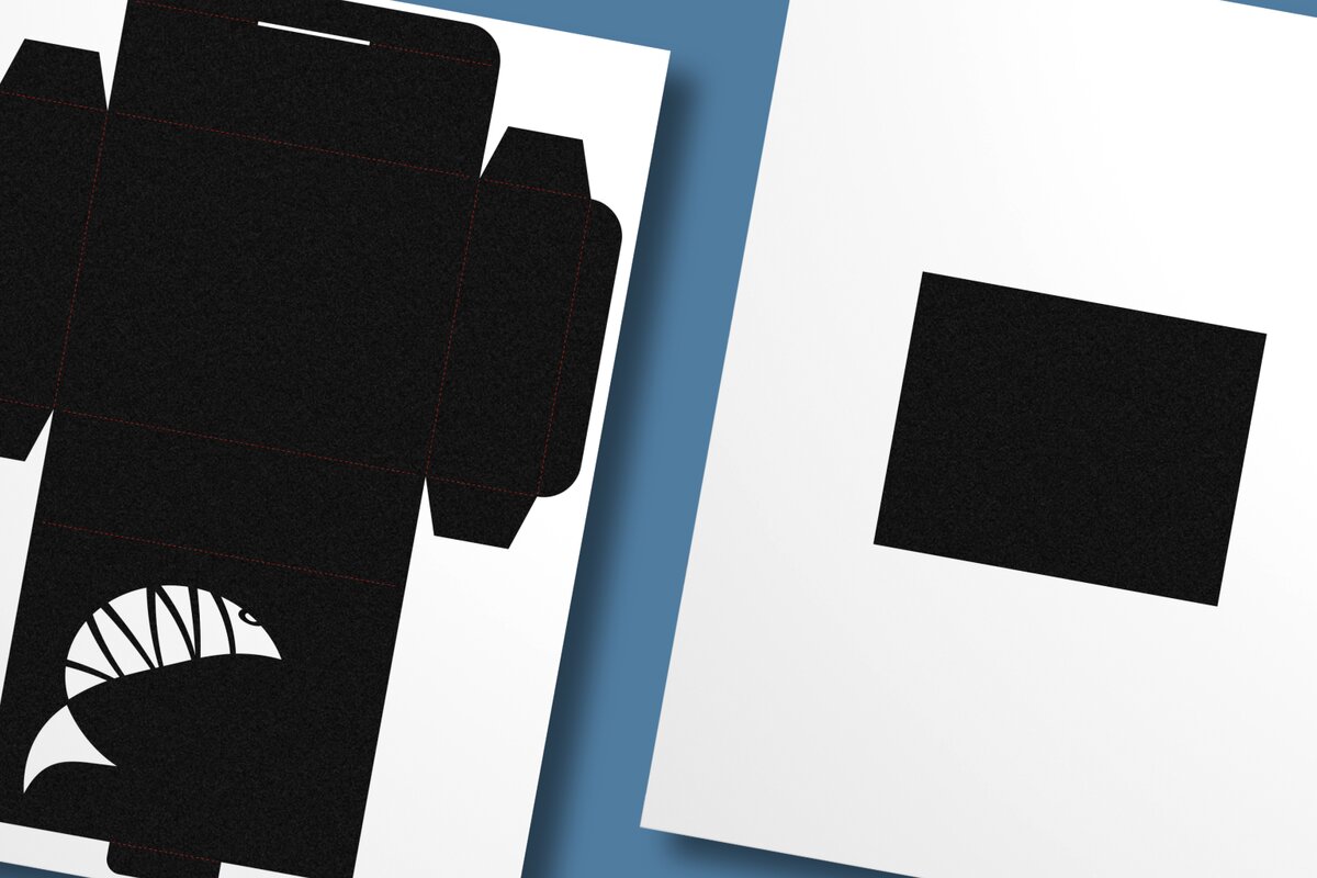 Intra απο ξύλο plywood  Χρώμα wenge 3mm-4mm πάχος - Πρότυπο ορθογώνιου κουτιού αποκοπής ψαριών 2 Δίασταση 10x8 cm INTRAFABR-117724880