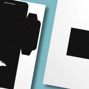 Intra απο ξύλο plywood  Χρώμα wenge 3mm-4mm πάχος - Πρότυπο ορθογώνιου κουτιού αποκοπής ψαριών 4 Δίασταση 10x8 cm INTRAFABR-111991032