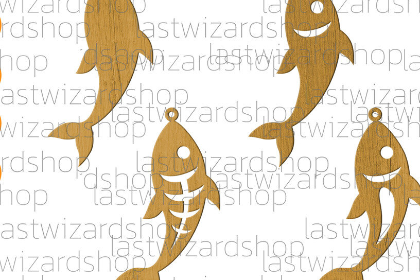 Intra απο ξύλο plywood  Χρώμα wenge 3mm-4mm πάχος - Σκουλαρίκια ψαριού , Σκουλαρίκια από συνθετικό δέρμα Δίασταση 3x3 cm INTRAFABR-117239827