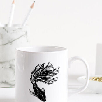 Intra απο ξύλο plywood Χρώμα wenge 3mm-4mm πάχος - Fish Layered Paper Cut/ Paper Cut Fish Δίασταση 10x15 cm INTRAFABR-115584798 - Image 2