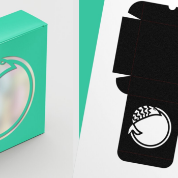 Intra απο ξύλο plywood Χρώμα wenge 3mm-4mm πάχος - Λεπτό τετράγωνο κουτί δώρου Fish Round Cutout 3 Δίασταση 6x6 cm INTRAFABR-96008291 - Image 1