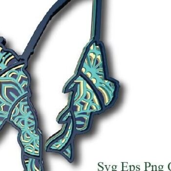 Intra απο ξύλο plywood Χρώμα wenge 3mm-4mm πάχος - Fisher Man, αποκοπής λέιζερ, στρώσεις Δίασταση 30x20 cm INTRAFABR-112381480 - Image 7