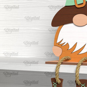 Intra απο ξύλο plywood Χρώμα wenge 3mm-4mm πάχος - Πακέτο κοπής λέιζερ Fishing Gnomes Δίασταση 30x20 cm INTRAFABR-112208943 - Image 4