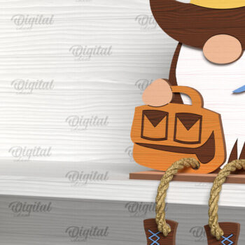 Intra απο ξύλο plywood Χρώμα wenge 3mm-4mm πάχος - Πακέτο κοπής λέιζερ Fishing Gnomes Δίασταση 30x20 cm INTRAFABR-112208943 - Image 5