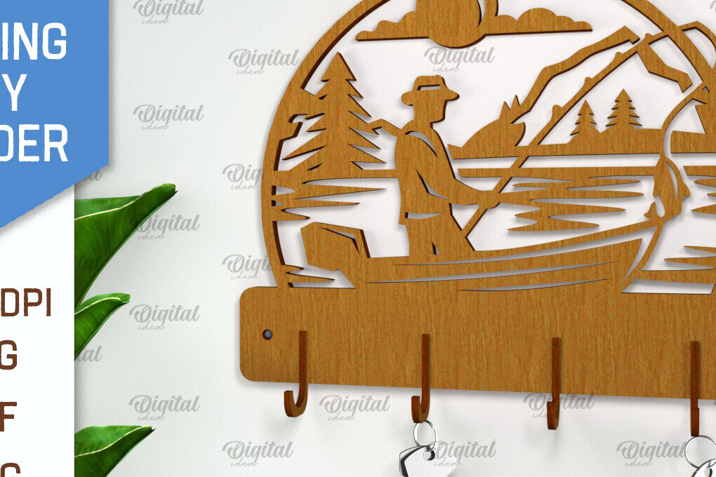 Intra απο ξύλο plywood  Χρώμα wenge 3mm-4mm πάχος - Μπρελόκ ψαρέματος . Ψάρια Δίασταση 4x4 cm INTRAFABR-96008366