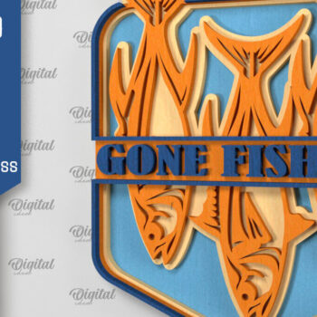 Intra απο ξύλο plywood  Χρώμα wenge 3mm-4mm πάχος - με λέιζερ με στρώσεις ψαρέματος Δίασταση 30x20 cm INTRAFABR-95575362 - Image 1