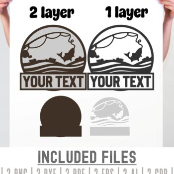 Intra απο ξύλο plywood Χρώμα wenge 3mm-4mm πάχος - Πινακίδα ονόματος ψαρέματος , κρεμάστρα στρογγυλής πόρτας Δίασταση 20x20 cm INTRAFABR-114699703 - Image 2