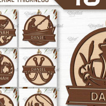 Intra απο ξύλο plywood  Χρώμα wenge 3mm-4mm πάχος - Διακοσμητικά ψαρέματος Δέσμη κοπής με λέιζερ Δίασταση 6x6 cm INTRAFABR-113587344 - Image 1